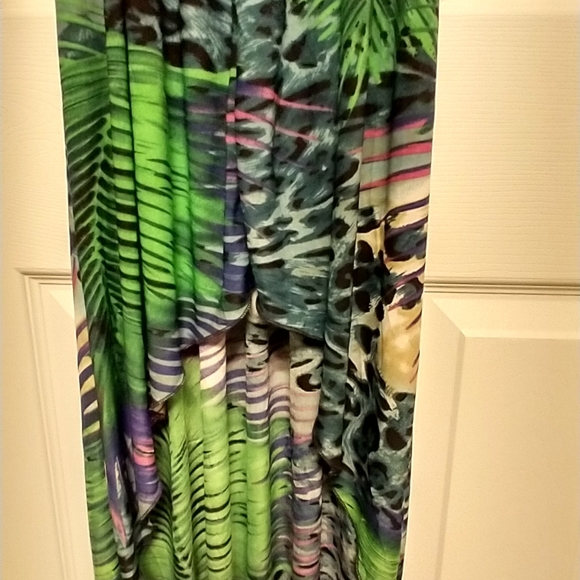 NWOT Sleeveless drape high low dress - Picture 8 of 8